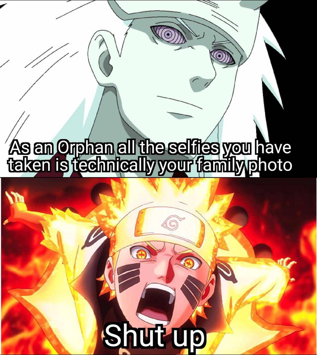 meme anime tentang selfie