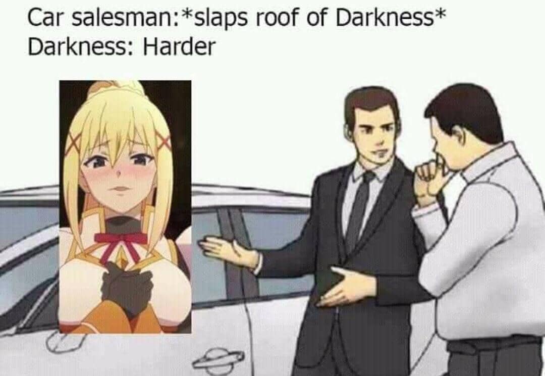 meme anime tentang salesman
