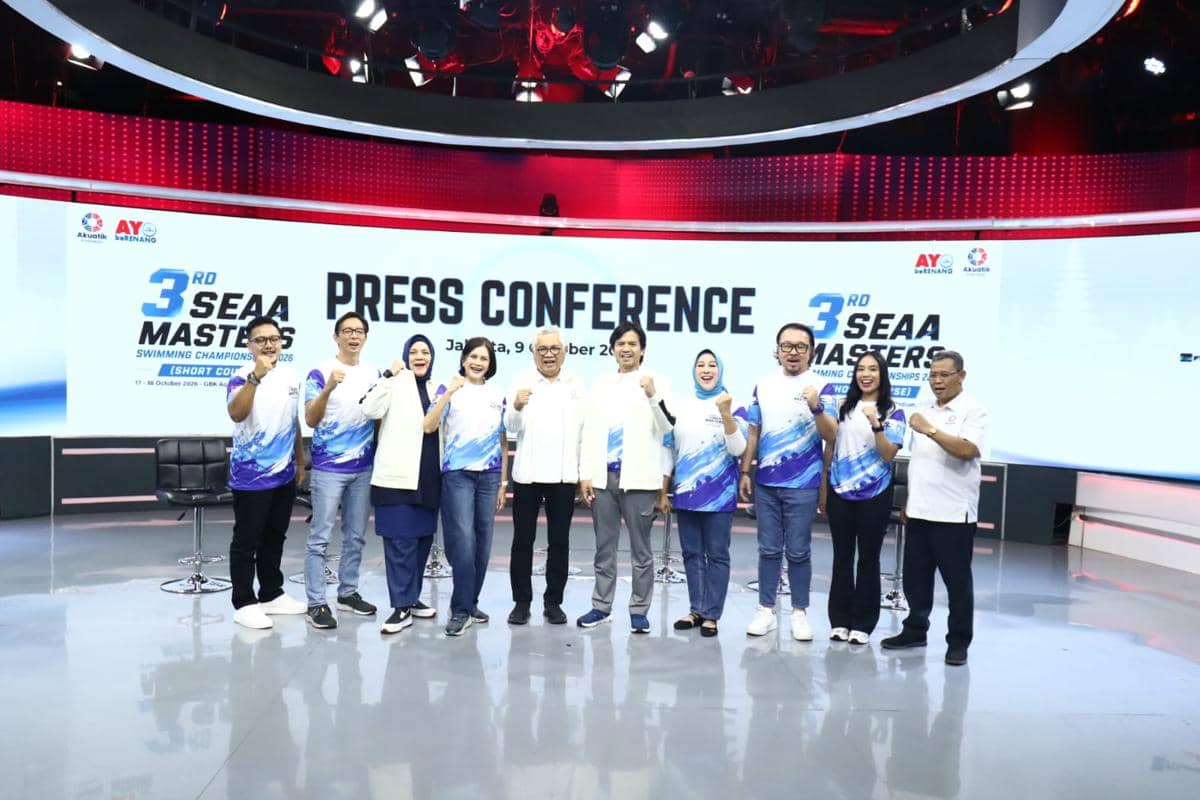 Kejuaraan Renang Master Asia Tenggara Siap Digelar di GBK