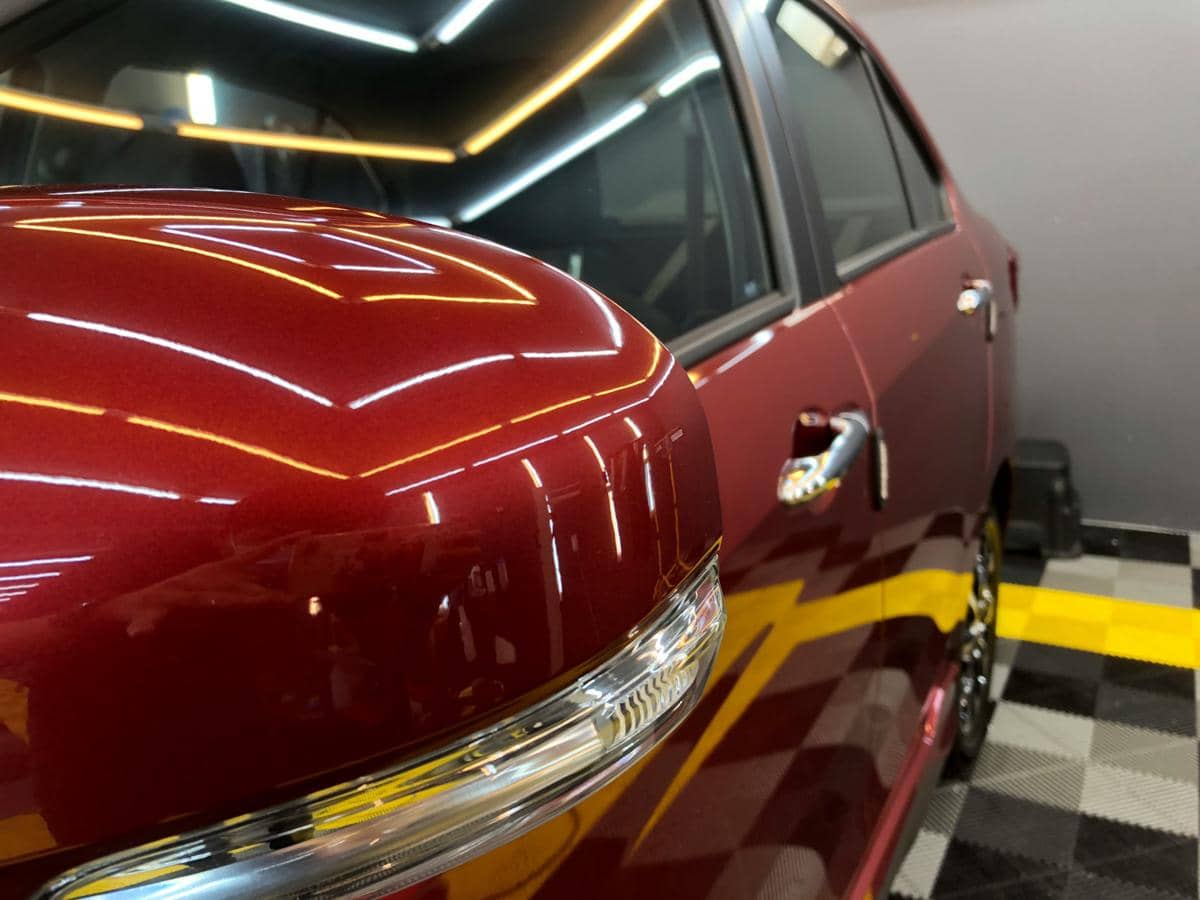 ilustrasi coating mobil