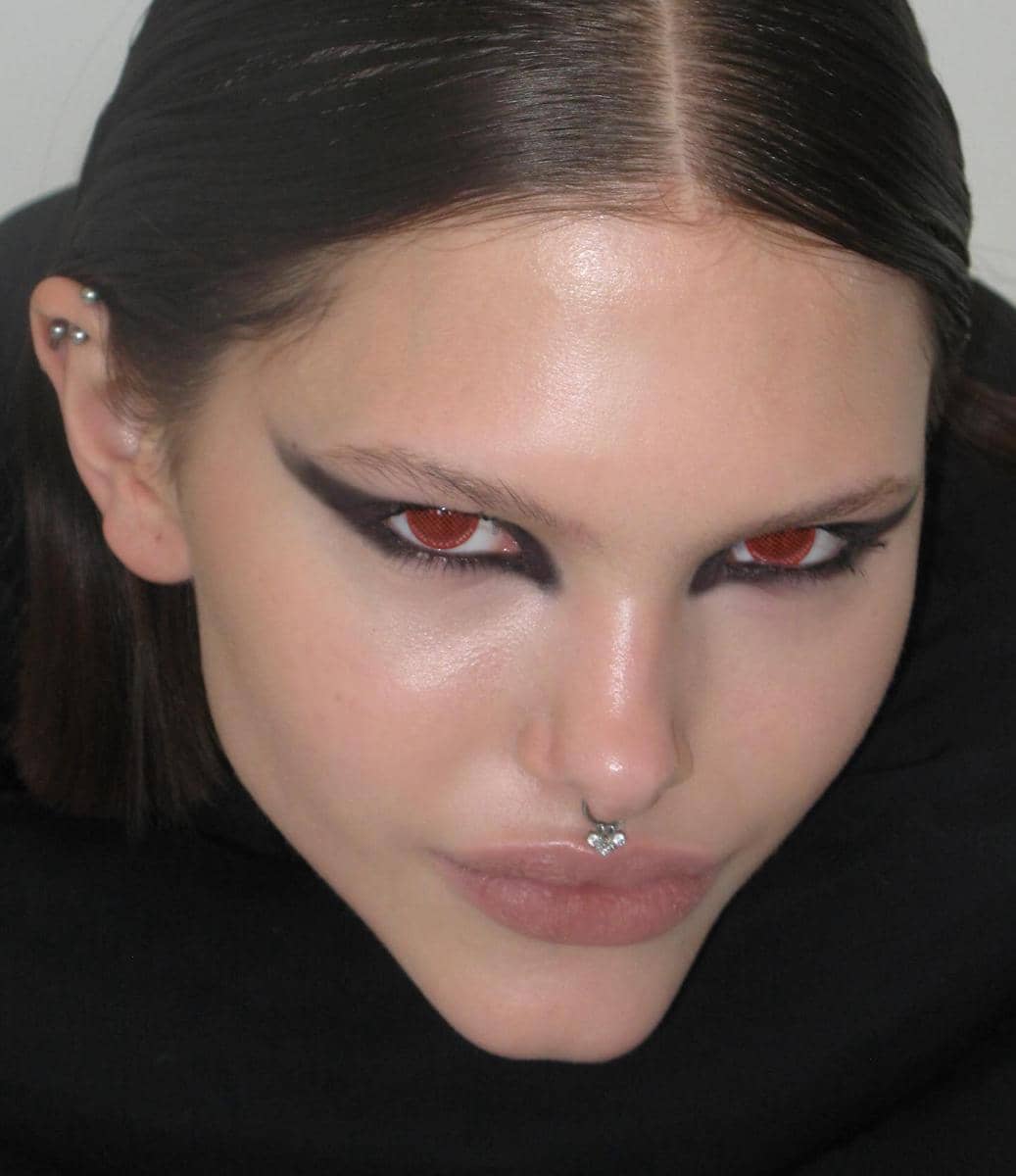 makeup halloween pakai dua bahan
