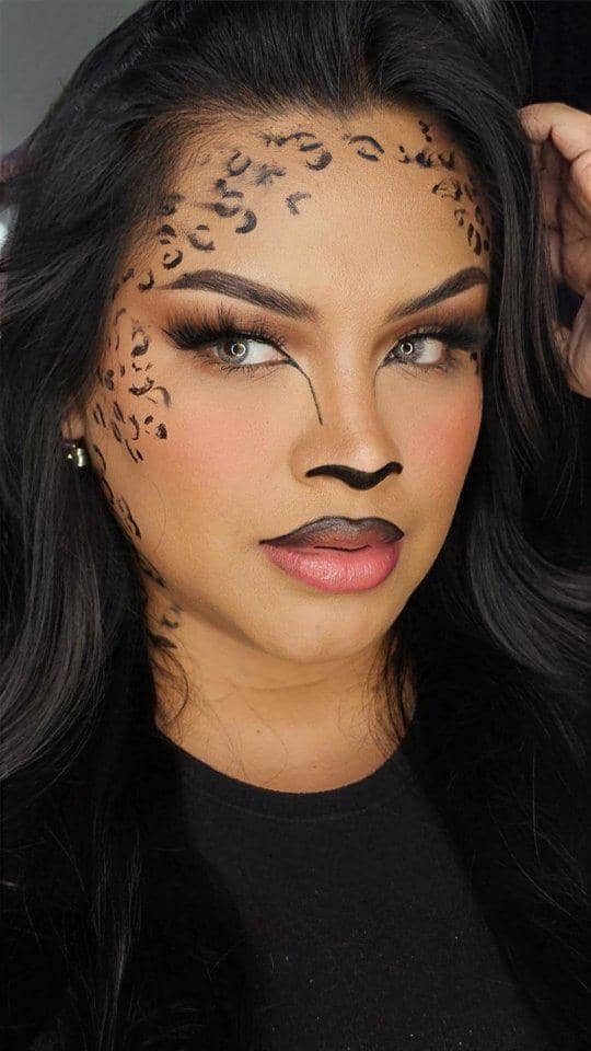 makeup halloween pakai dua bahan
