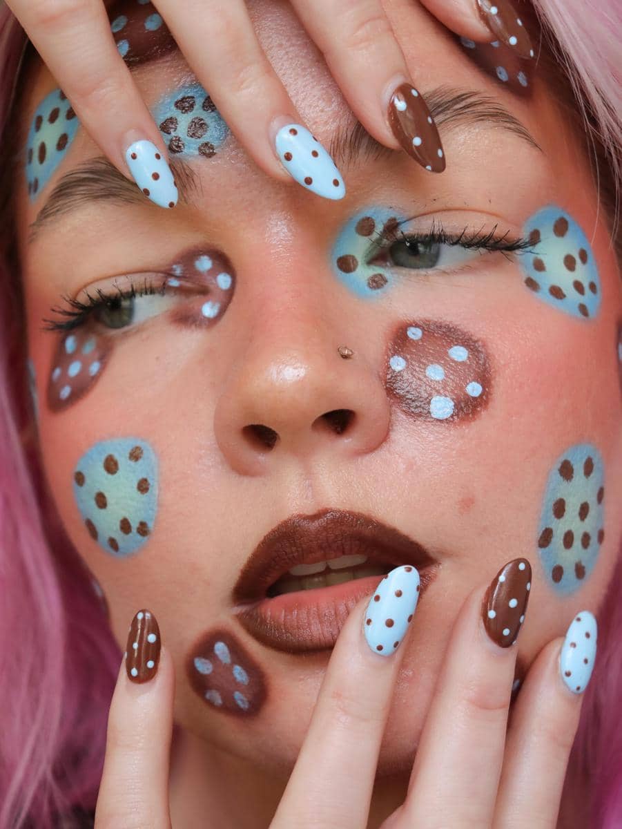 makeup halloween pakai dua bahan