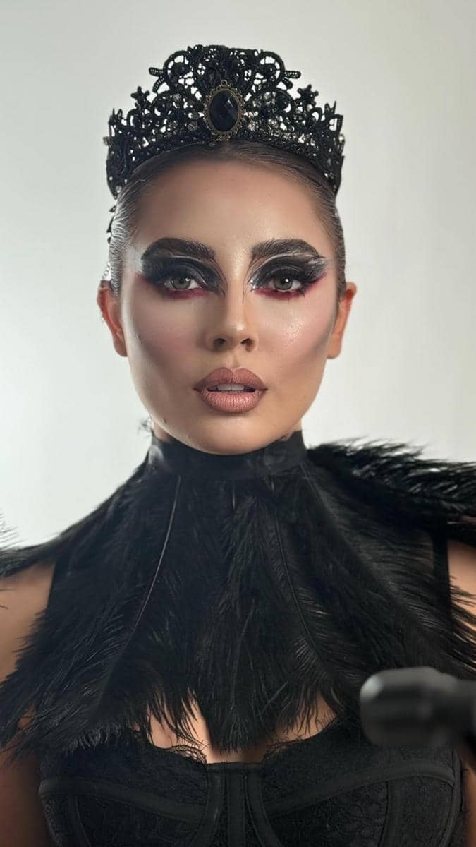 makeup halloween pakai dua bahan
