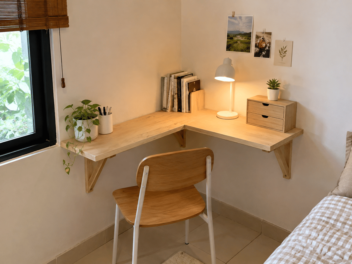 DIY Meja Kecil untuk Kamar Kos, 5 Ide Murah Bikin Ruangan Fungsional