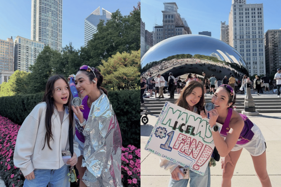 Gaya Gisel dan Gempi di Chicago Marathon, Sporty dan Kompak!