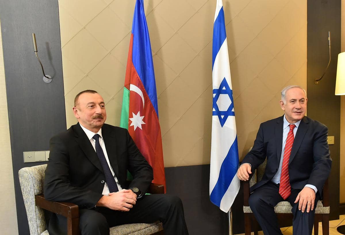 Presiden Azerbaijan Ilham Aliyev dan Perdana Menteri Israel Benjamin Netanyahu
