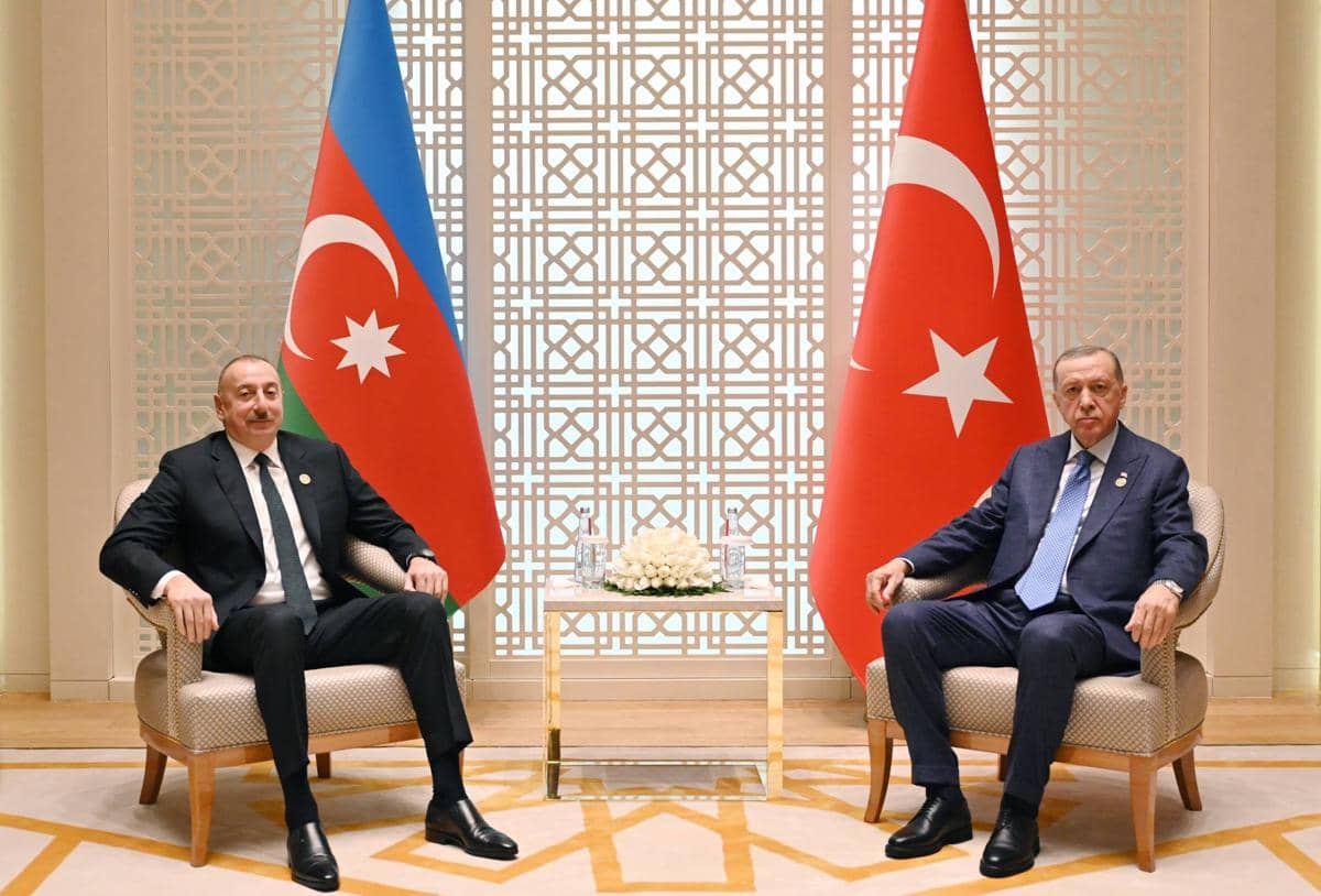 Presiden Azerbaijan Ilham Aliyev dan Presiden Turki Recep Tayyip Erdogan