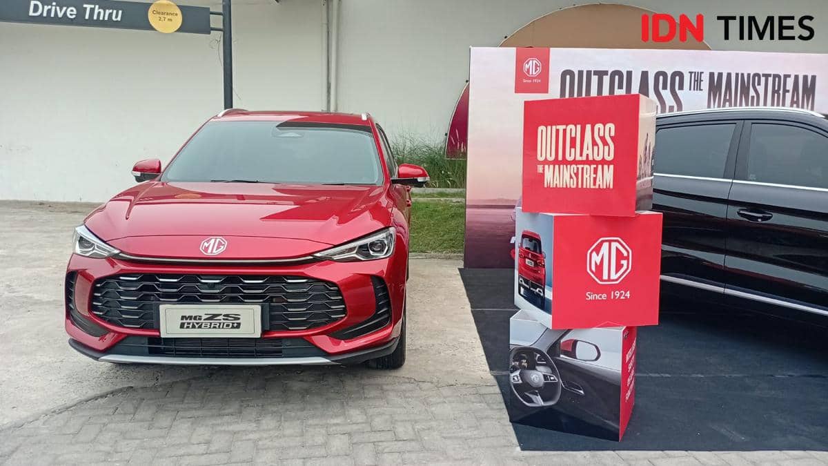Morris Garages (MG) Motor Indonesia menghadirkan SUV hybrid terbarunya, MG ZS Hybrid+, di Palembang