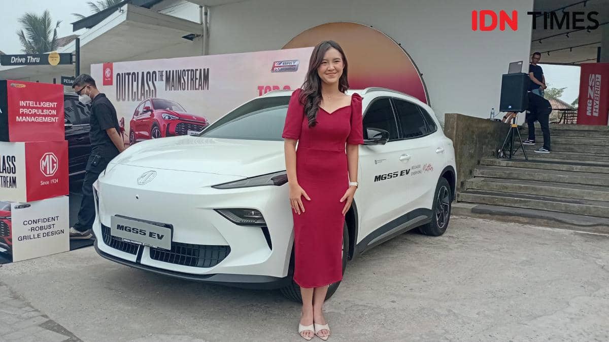 Morris Garages (MG) Motor Indonesia menghadirkan SUV hybrid terbarunya, MG ZS Hybrid+, di Palembang