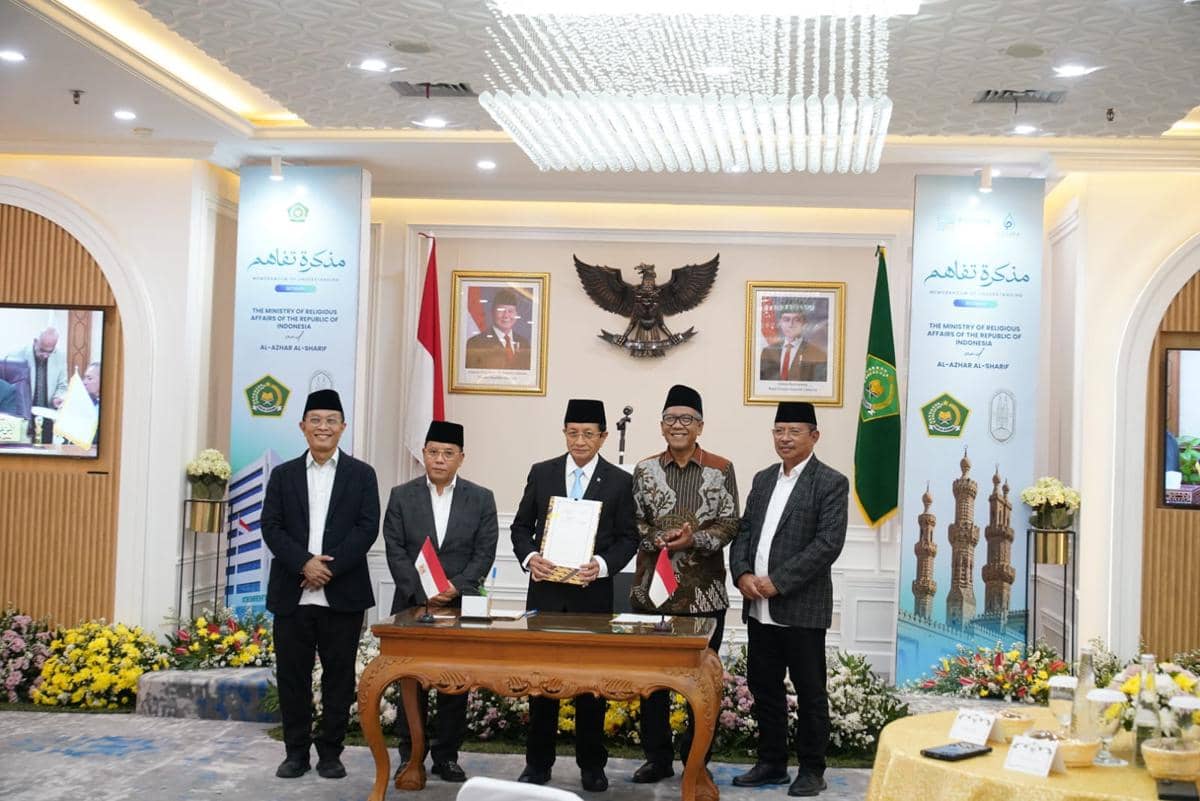 Kemenag Jalin MoU dengan Al-Azhar, Mahasiswa RI Bisa Double Degree