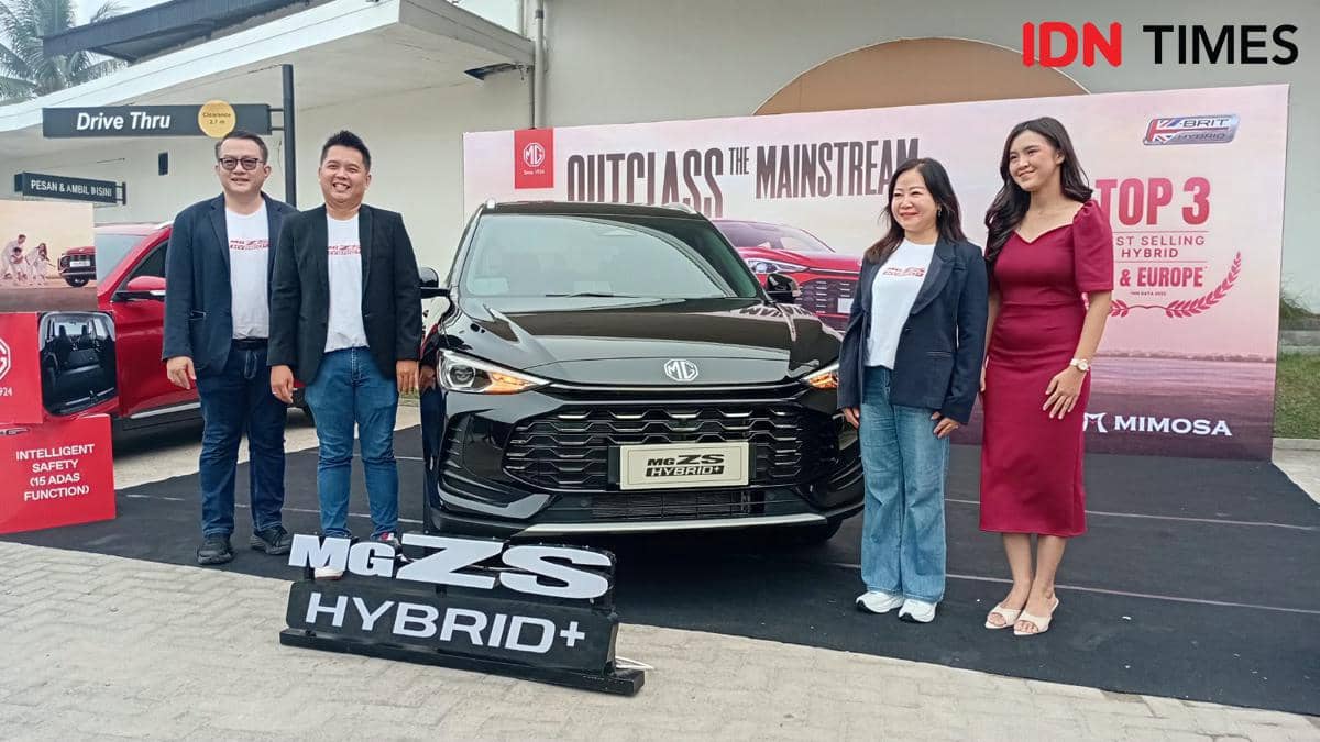 OTR Mulai Rp315 Juta, Ini 3 Fitur MG ZS Hybrid+ Mengaspal di Palembang
