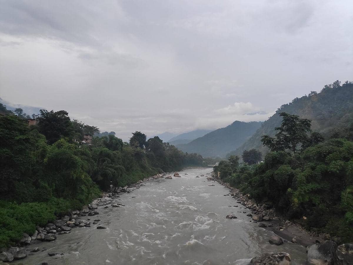 potret Sungai Budhi Gandaki