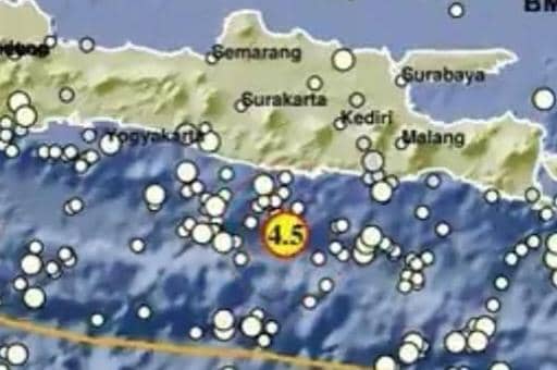 Gempa M 4,5 Guncang Pacitan, Getarannya Sampai Magetan Selatan!