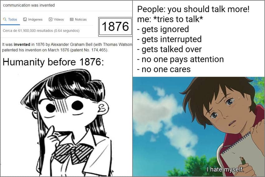 8 Meme Anime tentang Komunikasi, Komi-san Jadi Primadona