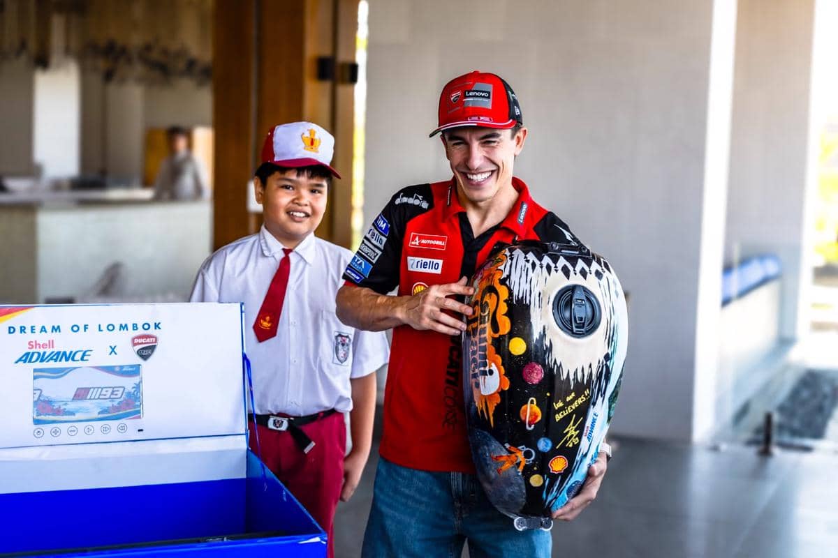 Shell Advance Gandeng Marc Marquez, Libatkan 5.000 Bikers di Lombok