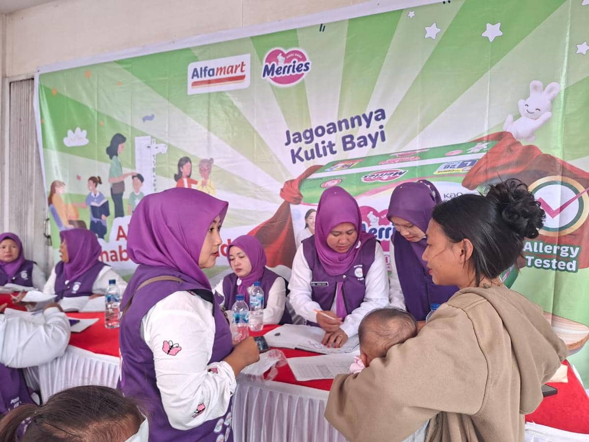 Merries Jagoan Kulit Bayi Dukung Alfamart Sahabat Posyandu Selama Oktober