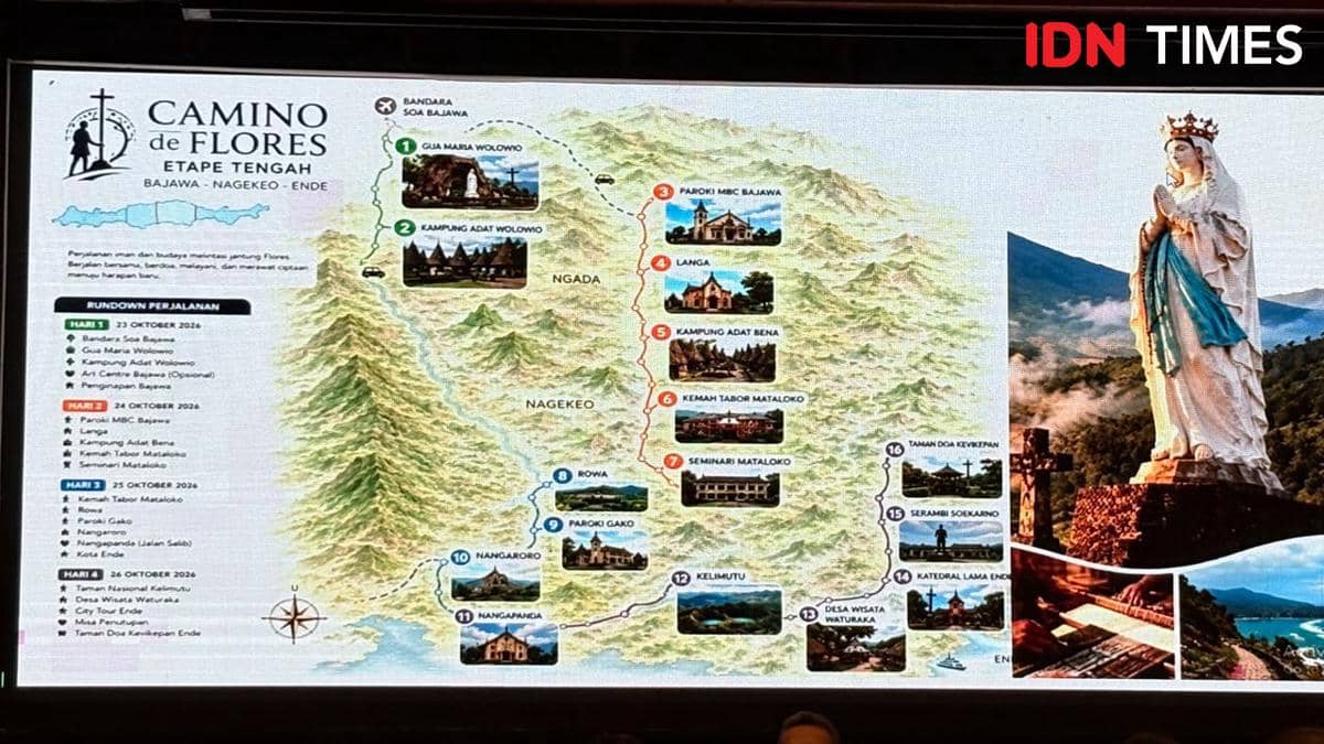 Kemenpar: Camino De Flores, Wisata Jalan Kaki 70 Km Jelajahi Keindahan Flores (IDN Times/Cantika Lutfiah)