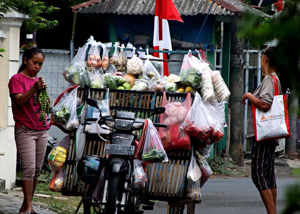 pedagang sayur