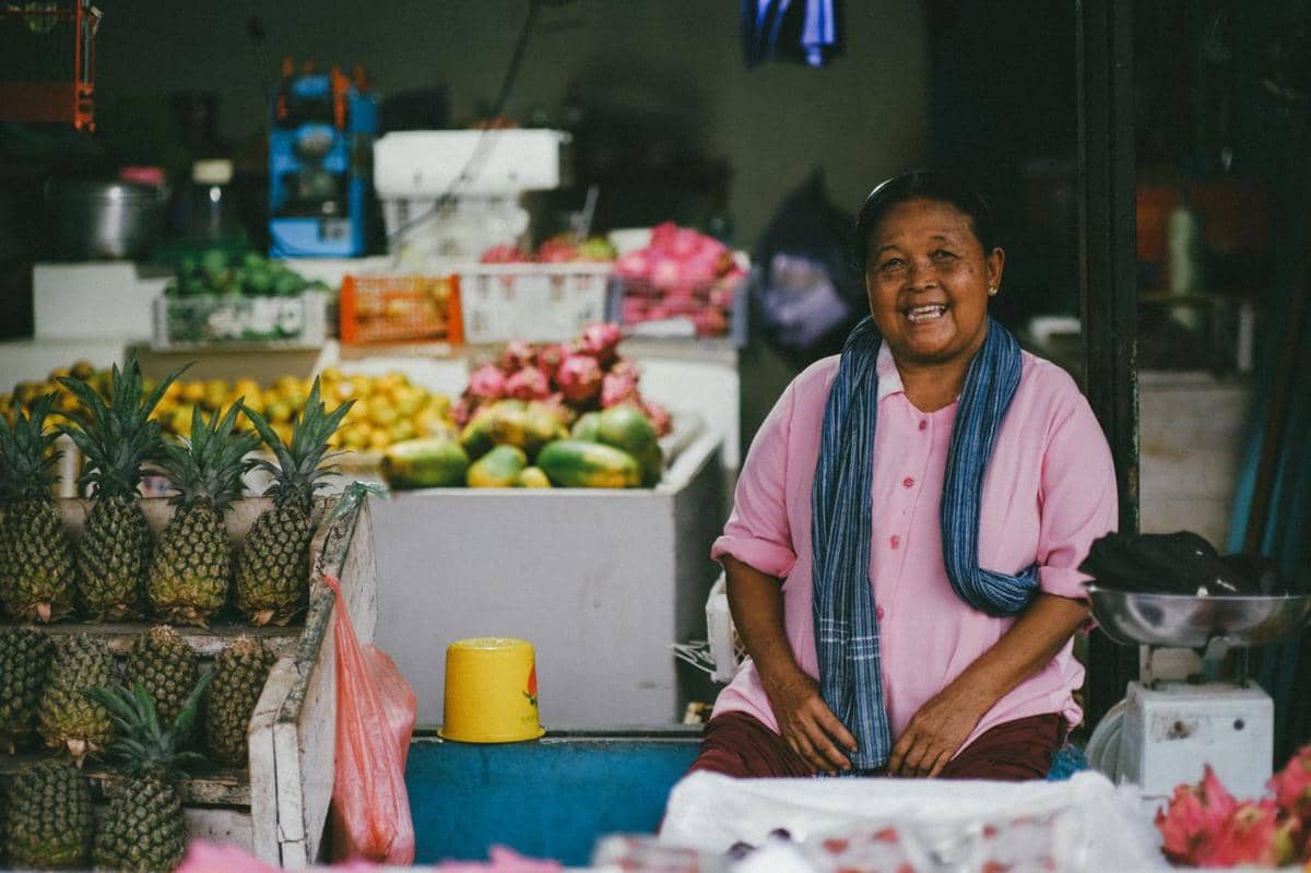 pedagang buah