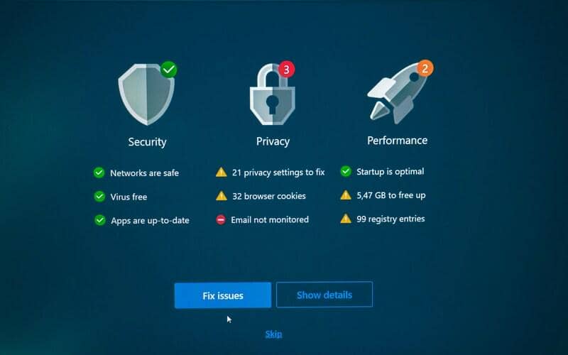 ilustrasi software antivirus