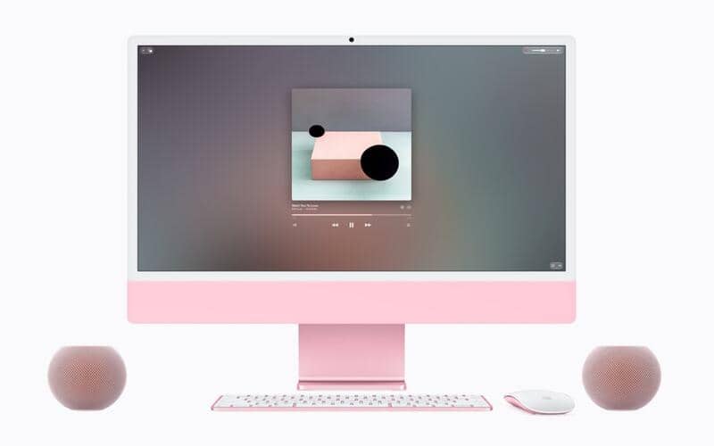 HomePod mini 2 dengan MacBook