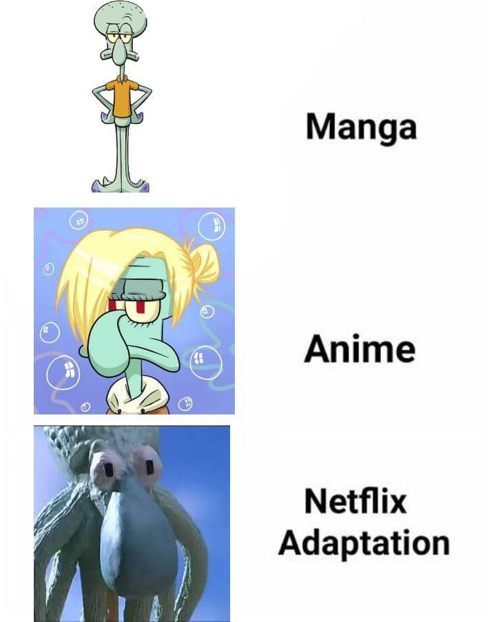 meme SpongeBob tentang crossover