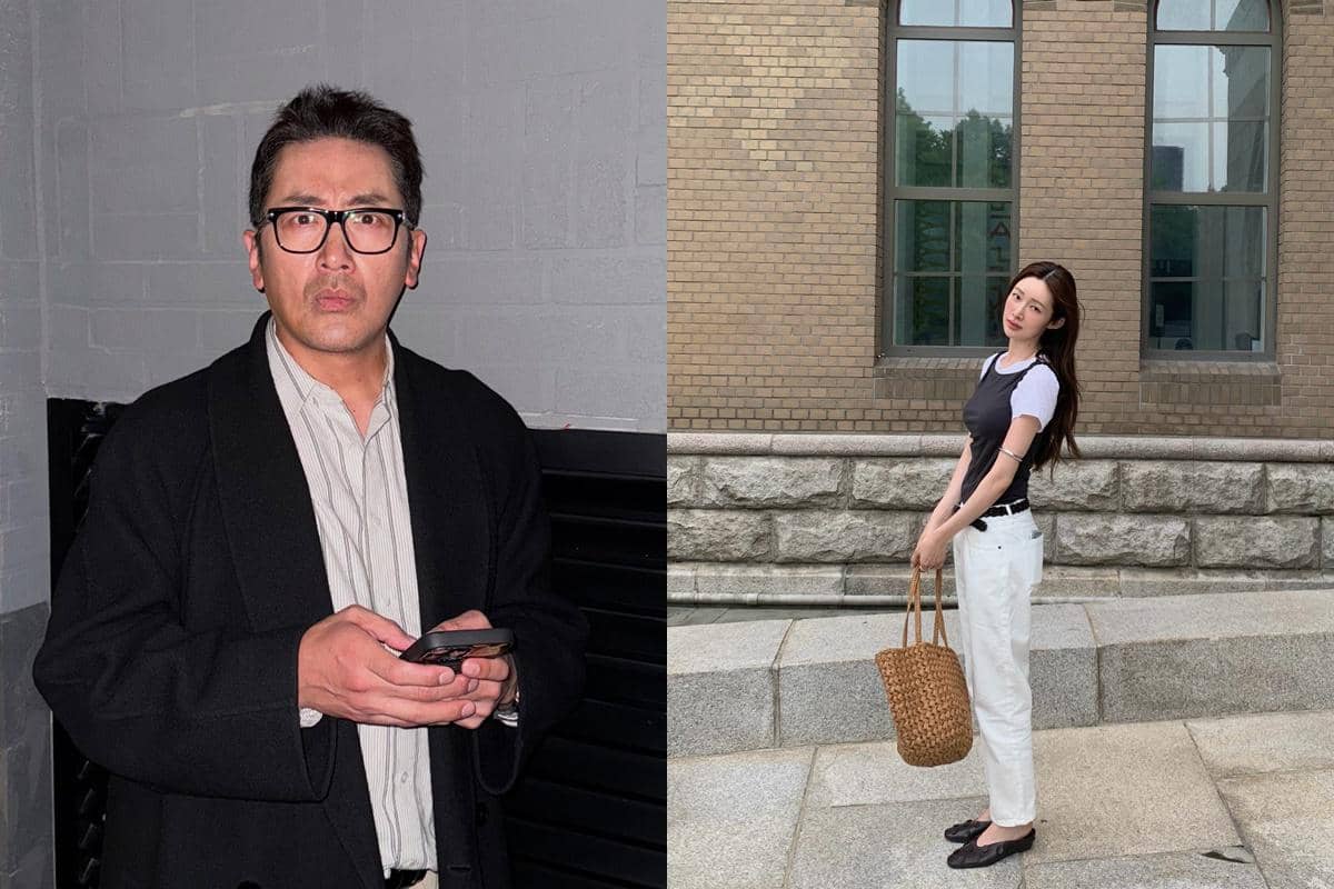 Kolase potret Ha Jung Woo dan Cha Jung Won dalam dua foto terpisah yang diunggah melalui akun Instagram.