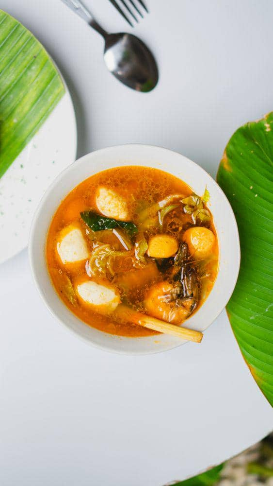 ilustrasi ketupat sayur