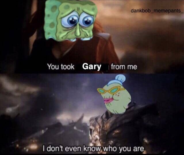 meme SpongeBob tentang crossover