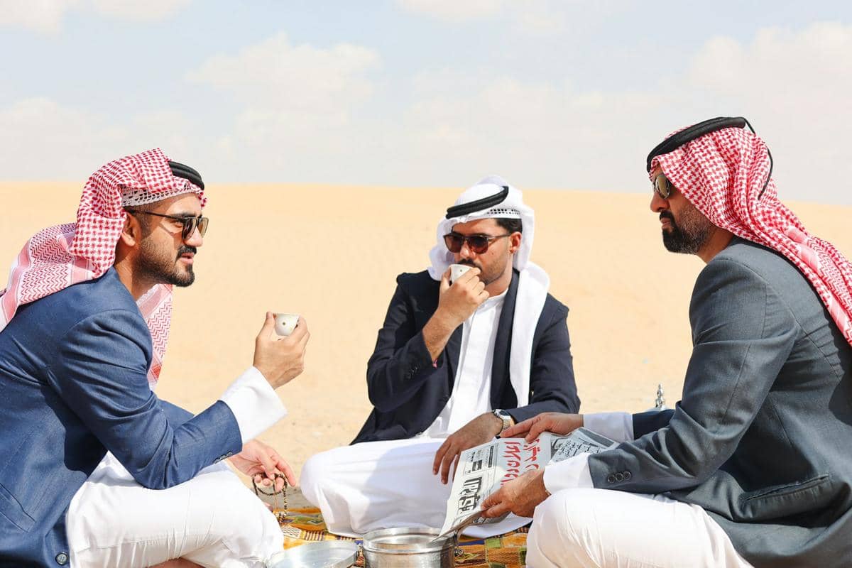 ilustrasi ritme kehidupan di Abu Dhabi