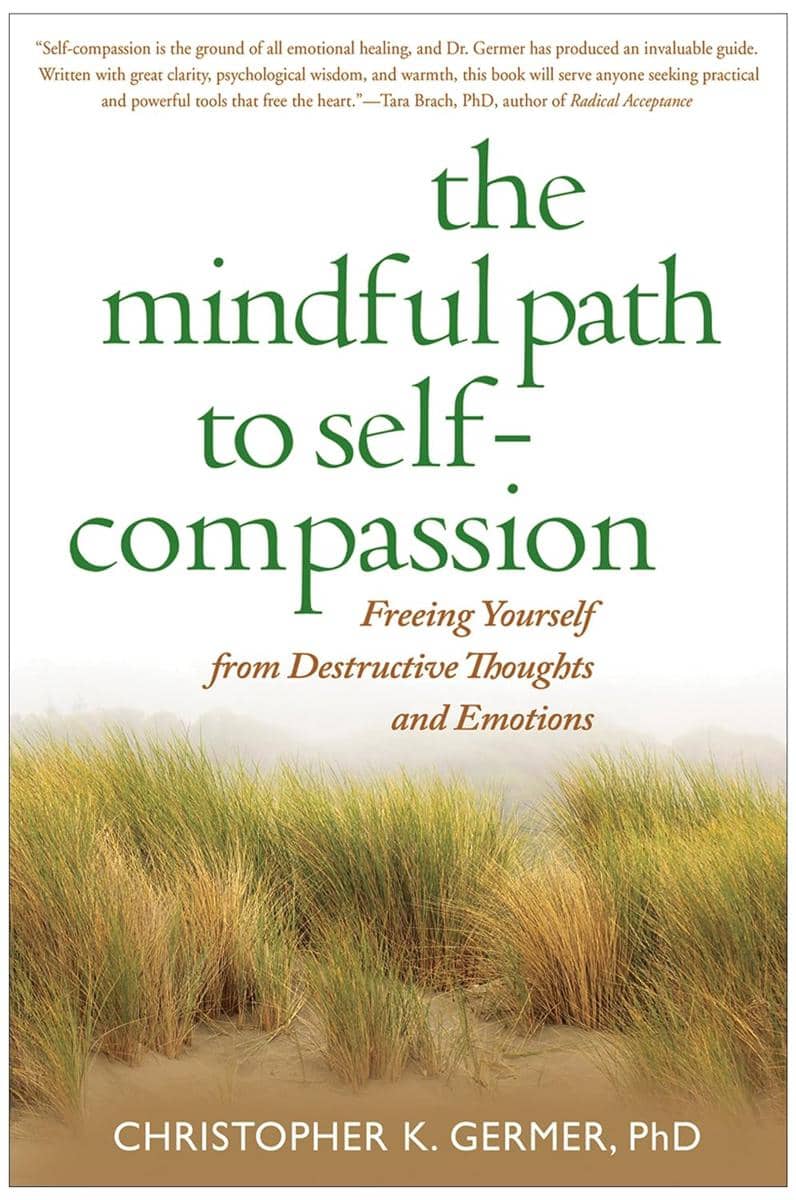 Kolase sampul buku rekomendasi tentang self-compassion untuk membantu pembaca membangun penerimaan dan kasih pada diri.
