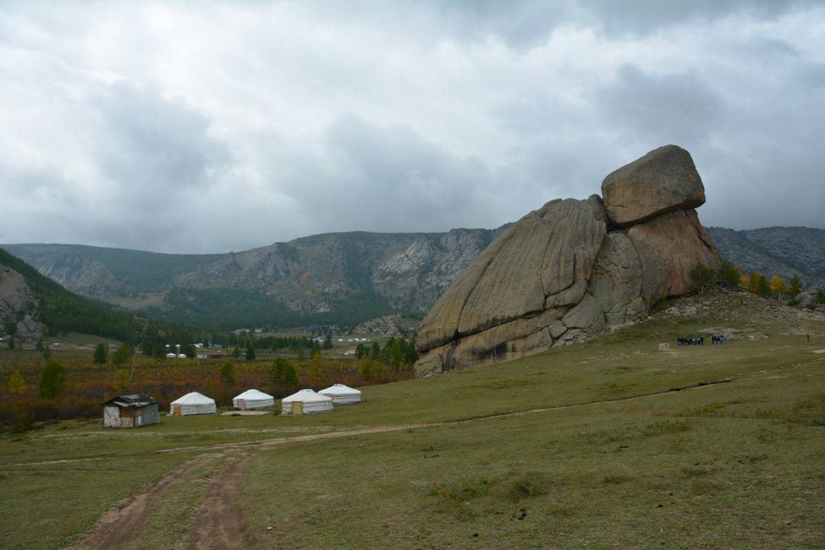 batu kura-kura di Taman Nasional Gorkhi Terelj, Mongolia