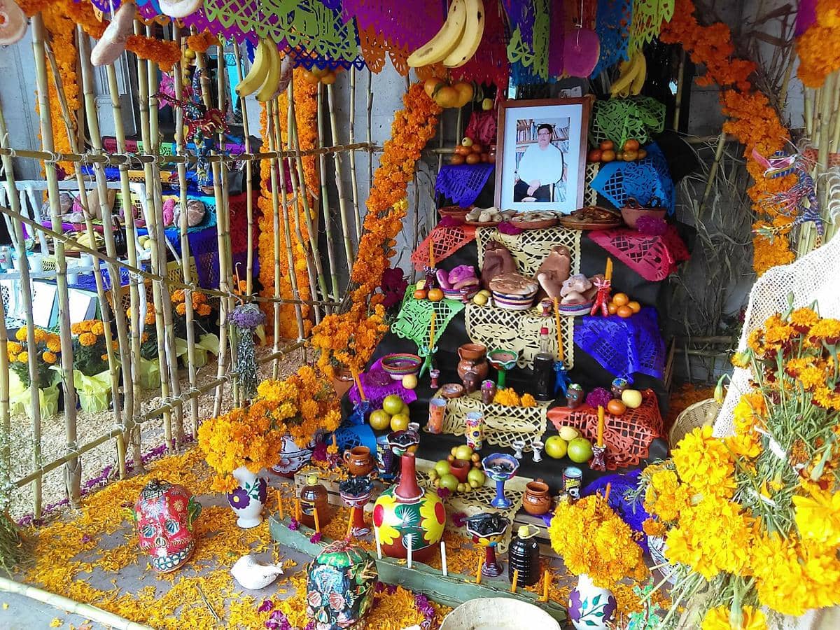 ilustrasi perayaan Dia de los Muertos