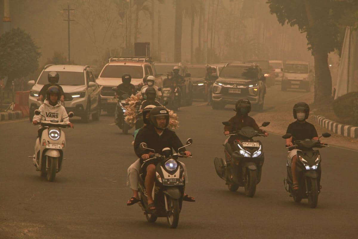 Kalteng Diselimuti Asap Karhutla, 18 Ribu Hektare Lahan Terbakar