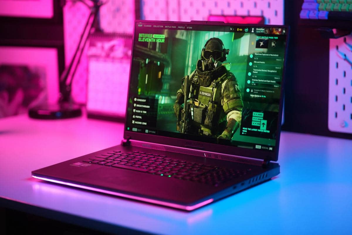 ilustrasi laptop gaming