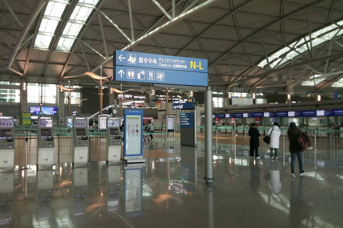 Terminal 1 Bandara Incheon, Korea Selatan