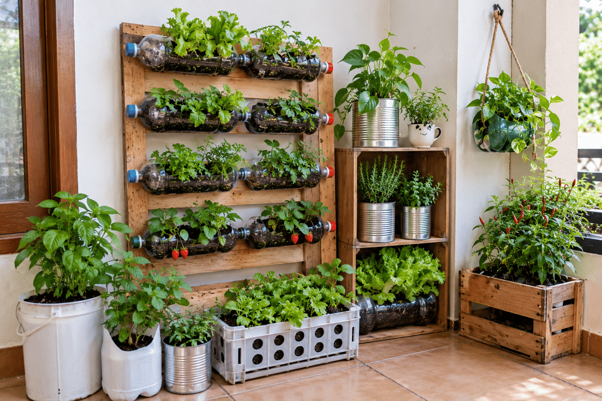 5 Ide Kebun Mini dari Barang Bekas, Bikin Sudut Rumah Makin Asri!