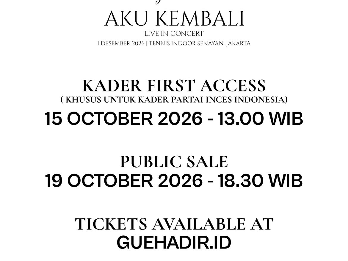 Link war tiket konser Syahrini