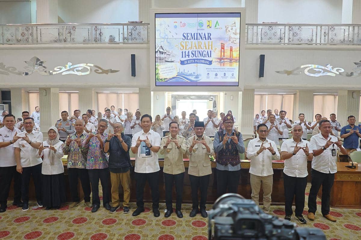 Seminar pelestarian 114 anak sungai di Palembang (Dok. Diskominfo Palembang)