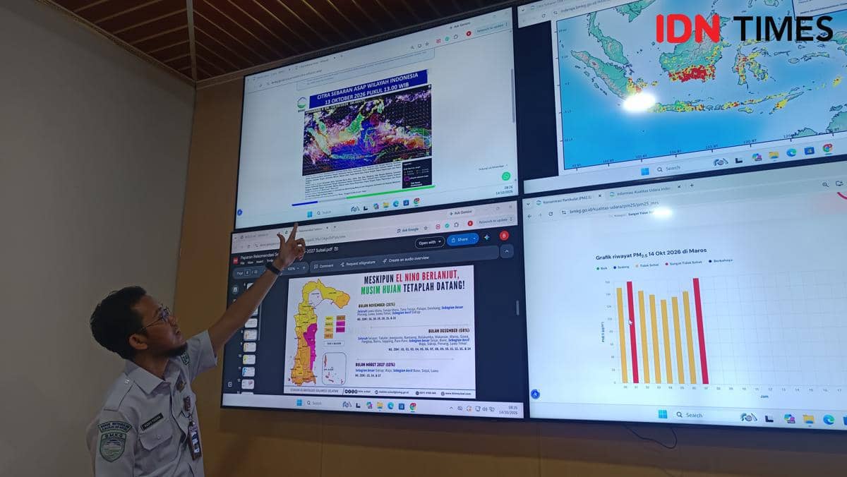 BMKG: Kualitas Udara Makassar Belum Bisa Dipastikan Kapan Pulih