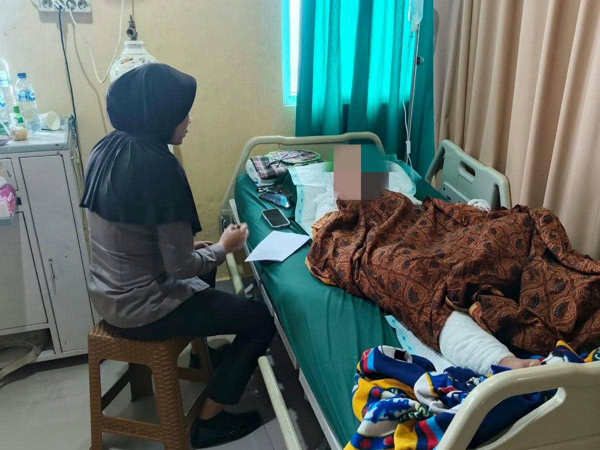 Sadis! Suami di Metro Bakar Istri sedang Hamil Pakai Pertalite
