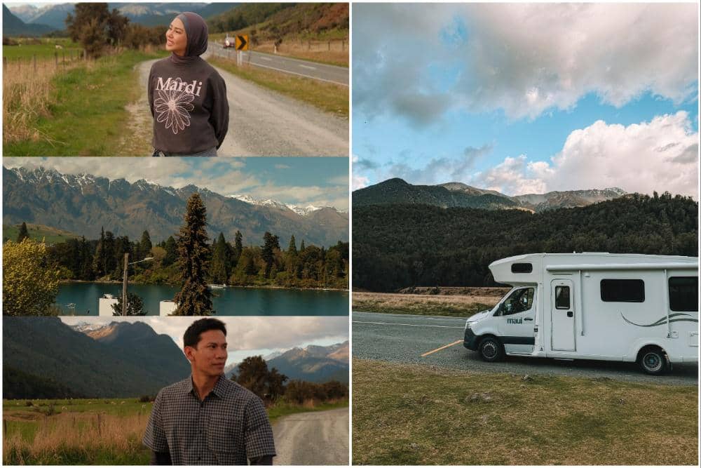 Dara Arafah dan Suami Liburan di New Zealand Naik Campervan, Happy!