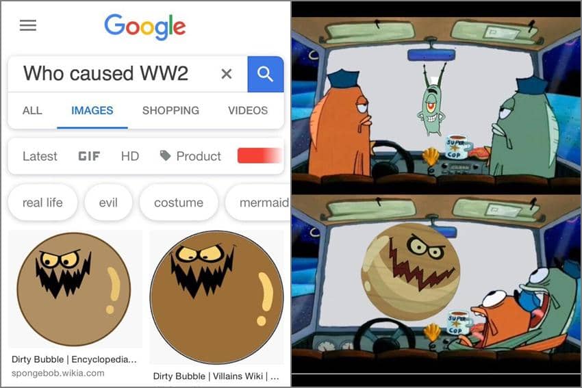 8 Meme Dirty Bubble, Penjahat Kelas Kakap dalam Kartun SpongeBob
