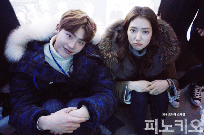 Lee Jong Suk dan Park Shin Hye di drama Pinocchio