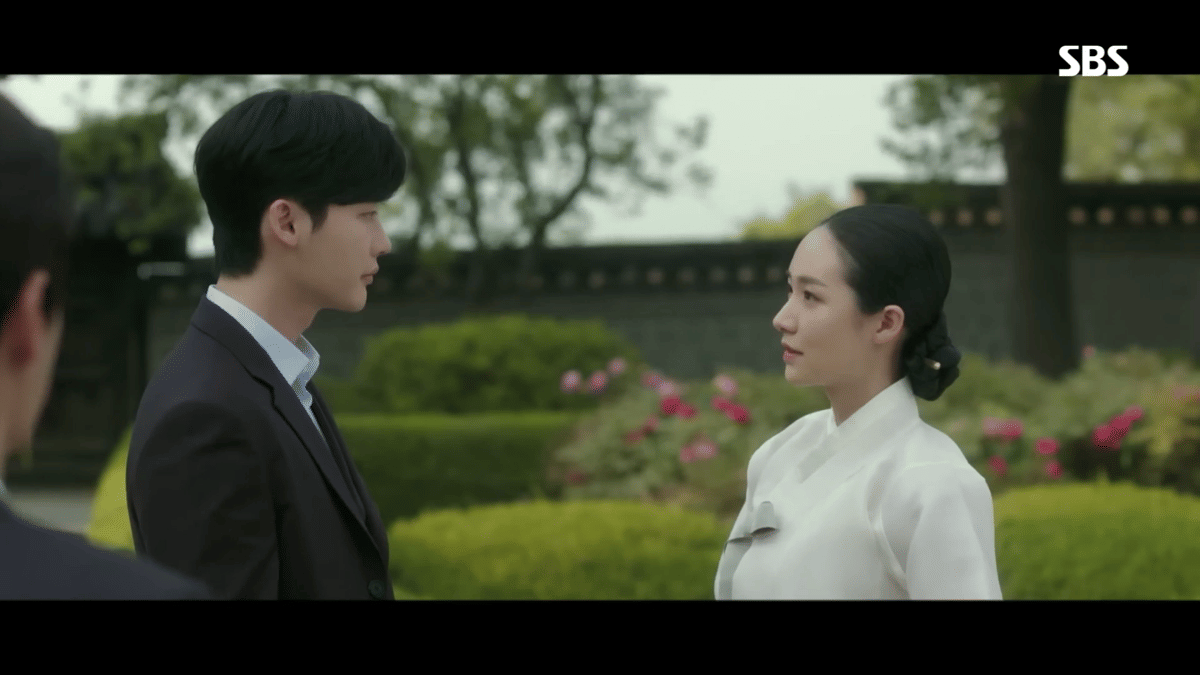 Lee Jong Suk dan Kim Si Hyun di drama Hymn of Death