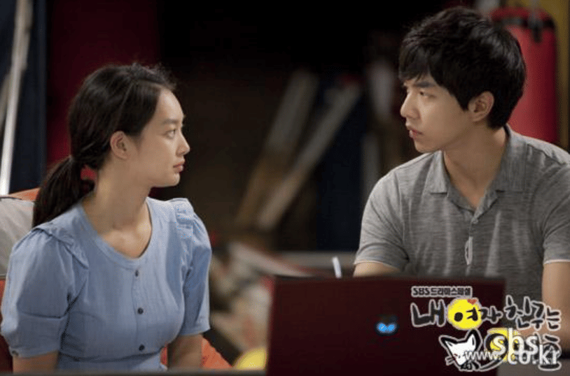 Shin Min Ah dan Lee Seung Gi di drama My Girlfriend Is a Gumiho
