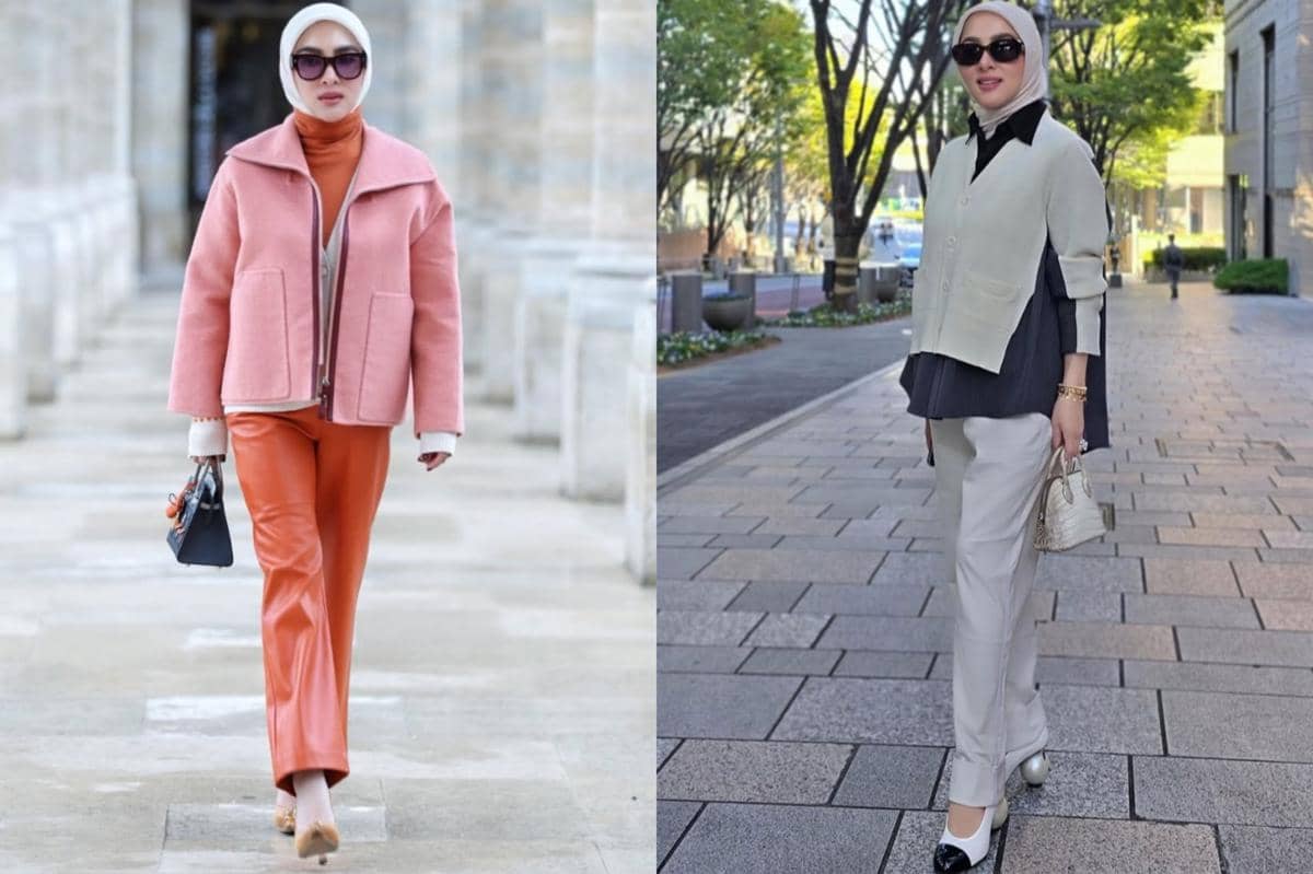 7 Inspirasi Outfit Traveling ala Syahrini, Fashion High Class!