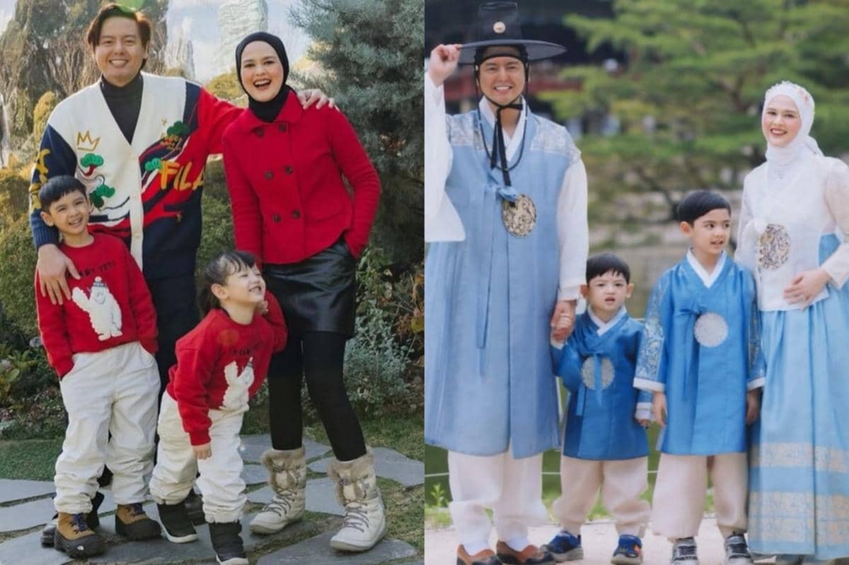 7 Ide Outfit Traveling ala Keluarga Cut Meyriska, Selalu Stylish!