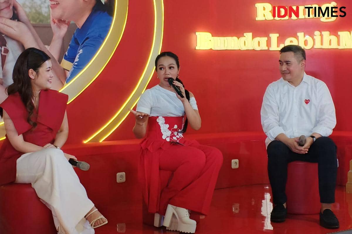 Press Conference “Bunda Lebih Maju – The Living Proof of SGM Stories” yang diselenggarakan di Stasiun Bogor pada Rabu (14/10/2026)